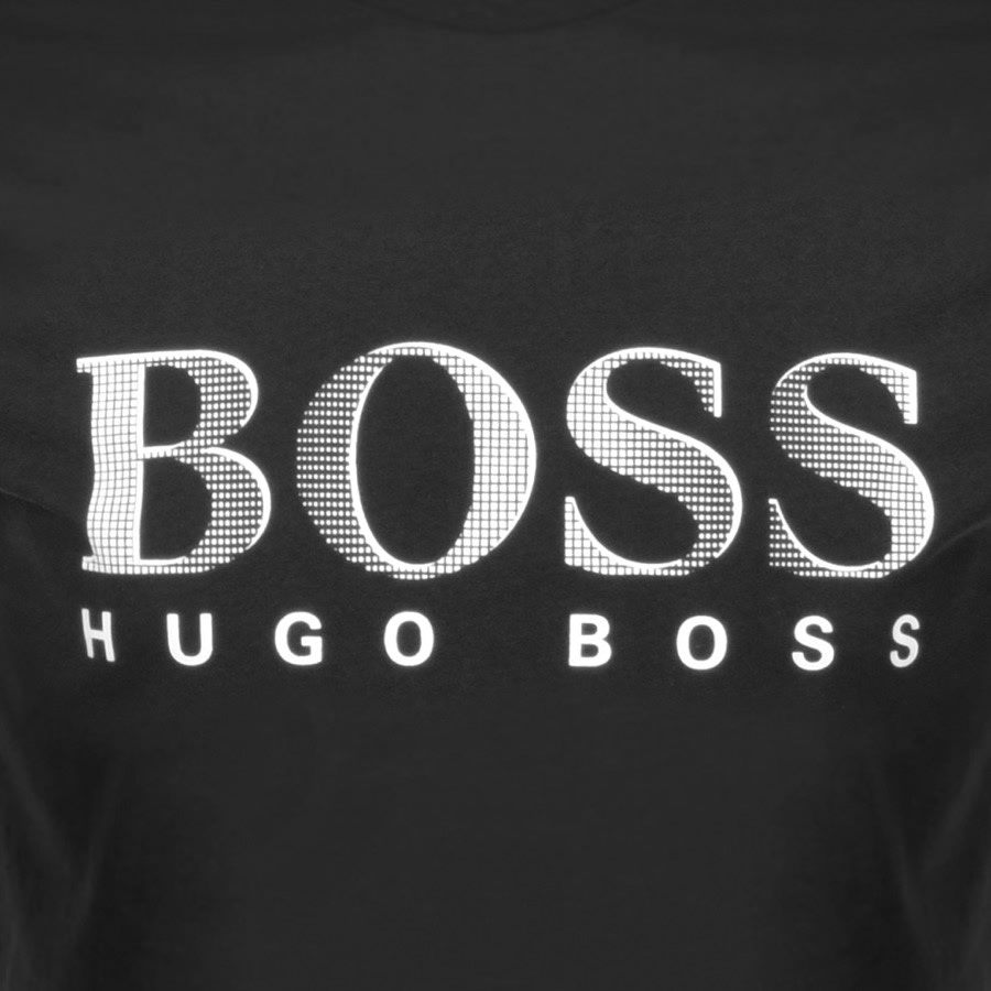 Alternative Image for ProductBOSS UV Protection Logo T Shirt Black3